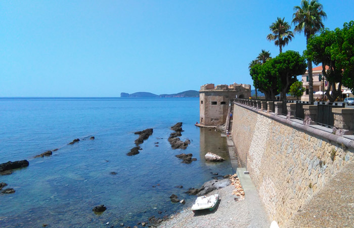 Panoramic view in Alghero