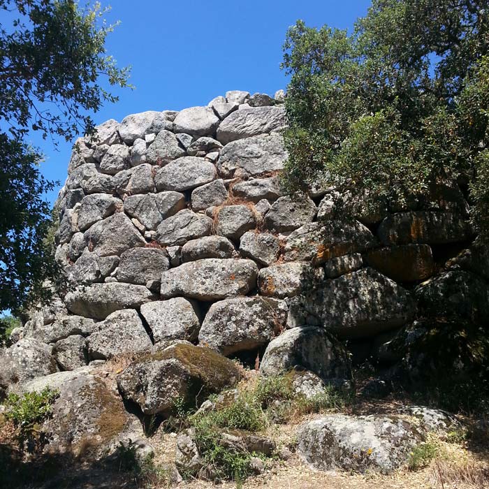 View of the Nuraghe Majori di Tempio